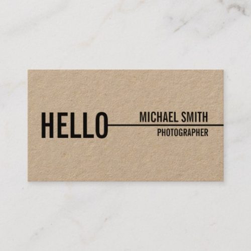 hello_simple_modern_minimalist_kraft_paper_business_card-r89ec2522bcaf45aead82b9c67c31b661_em40x_540-500x500